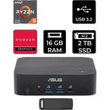 Asus Expertcenter PN54-S1 Ryzen 5 220 16GB Ram 2tb SSD Freedos PN54-BBR522MNS1P309 Mini Masaüstü Bilgisayar + Per4 USB Bellek