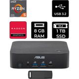 Asus Expertcenter PN54-S1 Ryzen 5 220 8gb Ram 1tb SSD Freedos PN54-BBR522MNS1P303 Mini Masaüstü Bilgisayar + Per4 USB Bellek - Yok (Free Dos)