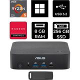 Asus Expertcenter PN54-S1 Ryzen 5 220 8gb Ram 256GB SSD WIN11 Home PN54-BBR522MNS1P351 Mini Masaüstü Bilgisayar + Per4 USB Bellek - Windows 11 Home
