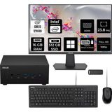 Asus Expertcenter PN64 Intel Core I3-1220P 16GB Ram 512GB SSD 23.8" Full Hd Monitör WIN11 Pro PN64-BB3012MDP607 Mini Masaüstü Bilgisayar + Per4 USB Bellek - Windows 11 Pro