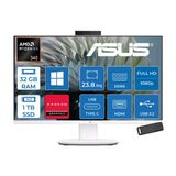 Asus Expertcenter V600 Aio (Vm640ga) Amd Ryzen™Aı 5 430 Upto 4.5Ghz 32Gb Ddr5 1Tb Ssd Amd Radeon™ 840M 24"Fhd 300Nıts Srgb: 100% Wın11pro Allınone Bilgisayar Vm640ga350p13+Zettausbbellek
