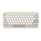 Asus Marshmallow KW100 Mini Kablosuz Bluetooth Q Klavye altin-beyaz