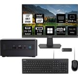 Asus Nuc 12 Pro Tall Intel Core İ7-1260P 24Gb Ram 4Tb Ssd 23.8" Full Hd Monitör Win11 Home Rnuc12Wshı700002Ip565 Mini Masaüstü Bilgisayar + Per4 Usb Bellek