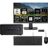 Asus Nuc 12 Pro Tall Intel Core I7-1260P 32GB Ram 2tb SSD 23.8" Full Hd Monitör WIN11 Pro RNUC12WSHI700002IP619 Mini Masaüstü Bilgisayar + Per4 USB Bellek - Windows 11 Pro