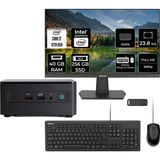 Asus Nuc 12 Pro Tall Intel Core I7-1260P 40GB Ram 256GB SSD 23.8" Full Hd Monitör Freedos RNUC12WSHI700002IP521 Mini Masaüstü Bilgisayar + Per4 USB Bellek - Yok (Free Dos)