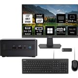 Asus Nuc 12 Pro Tall Intel Core I7-1260P 64GB Ram 4tb SSD 23.8" Full Hd Monitör WIN11 Home RNUC12WSHI700002IP585 Mini Masaüstü Bilgisayar + Per4 USB Bellek - Windows 11 Home