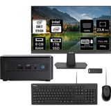 Asus Nuc 12 Pro Tall Intel Core I7-1260P 8gb Ram 1tb SSD 23.8" Full Hd Monitör Freedos RNUC12WSHI700002IP503 Mini Masaüstü Bilgisayar + Per4 USB Bellek - Yok (Free Dos)