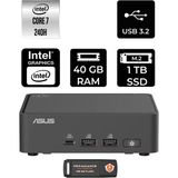 Asus Nuc 15 Pro Slim Core 7 240H Mini PC 40GB RAM 1TB SSD FreeDOS + Per4 USB RNUC15CRKC700002P318 - Yok (Free Dos)