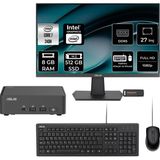 Asus Nuc 15 Pro Slim Core 7 240H Mini PC 8GB RAM 512GB SSD 27" FHD FreeDOS + Per4 USB RNUC15CRKC700002P517 - Yok (Free Dos)