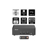 Asus Nuc 15 Pro Slim Intel Core 7 240H 24Gb 512Gb Ssd W11h Mini Masaüstü Bilgisayar