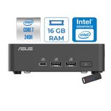 Asus Nuc 15 Pro Slim Kit Intel Core 7-240H 5.2Ghz Up 16Gb Ddr5 1Tb Ssd Intel® Graphics Wın11home Mini Masaüstü Bilgisayar Rnuc15crkc700002h03+Zettausbbellek