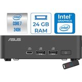 Asus Nuc 15 Pro Slim Kit Intel Core 7-240H 5.2ghz Up 24GB Ddr5 1tb SSD Intel® Graphics Freedos Mini Masaüstü Bilgisayar RNUC15CRKC700002F08+ZETTAUSBBELLEK - Yok (Free Dos)