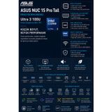 Asus Nuc 15 Pro Tall Intel Core 3-100U 80Gb Ram 2Tb Ssd Freedos Rnuc15Crhı300002P339 Mini Masaüstü Bilgisayar + Per4 Usb Bellek