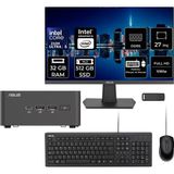 Asus Nuc 15 Pro Tall Intel Core 5-210H 32GB Ram 512GB SSD 27" Full Hd Monitör Freedos RNUC15CRHC500002P717 Mini Masaüstü Bilgisayar + Per4 USB Bellek - Yok (Free Dos)