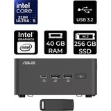 Asus Nuc 15 Pro Tall Intel Core 5-210H 40GB Ram 256GB SSD Freedos RNUC15CRHC500002P321 Mini Masaüstü Bilgisayar + Per4 USB Bellek - Yok (Free Dos)