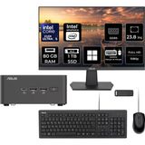 Asus Nuc 15 Pro Tall Intel Core 5-210H 80GB Ram 1tb SSD 23.8" Full Hd Monitör WIN11 Home RNUC15CRHC500002P588 Mini Masaüstü Bilgisayar + Per4 USB Bellek - Windows 11 Home