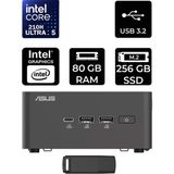Asus Nuc 15 Pro Tall Intel Core 5-210H 80GB Ram 256GB SSD Freedos RNUC15CRHC500002P336 Mini Masaüstü Bilgisayar + Per4 USB Bellek - Yok (Free Dos)