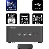 Asus Nuc 15 Pro Tall Intel Core 5-210H 8Gb Ram 256Gb Ssd Freedos Rnuc15Crhc500002P301 Mini Masaüstü Bilgisayar + Per4 Usb Bellek