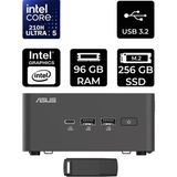 Asus Nuc 15 Pro Tall Intel Core 5-210H 96GB Ram 256GB SSD Freedos RNUC15CRHC500002P341 Mini Masaüstü Bilgisayar + Per4 USB Bellek - Yok (Free Dos)