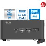 Asus Nuc 15 Pro Tall Kit Intel Core 5-210H 4.8ghz Up 32GB Ddr5 2tb SSD Intel® Graphics Freedos Mini Barebone Masaüstü Bilgisayar RNUC15CRHC500002F14+ZETTAUSBBELLEK - Yok (Free Dos)