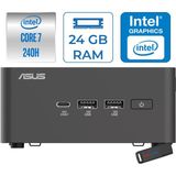 Asus Nuc 15 Pro Tall Kit Intel Core 7-240H 5.2ghz Up 24GB Ddr5 512GB SSD Intel® Graphics Freedos Mini Masaüstü Bilgisayar RNUC15CRHC700002F07+ZETTAUSBBELLEK - Yok (Free Dos)