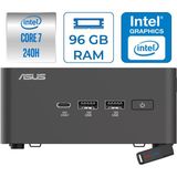 Asus Nuc 15 Pro Tall Kit Intel Core 7-240H 5.2ghz Up 96GB Ddr5 4tb SSD Intel® Graphics Freedos Mini Masaüstü Bilgisayar RNUC15CRHC700002F35+ZETTAUSBBELLEK - Yok (Free Dos)