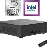 Asus Nuc13 Pro Slim Kit Intel Core I7 1360P 16Gb 256Gb Ssd Freedos Wifi/Bluetooth/Thunderbolt Mini Bilgisayar Rnuc13ankı700002ıf01 + Zetta Flash Bellek