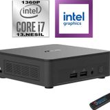 Asus NUC13 Pro Slim Kit Intel Core I7 1360P 16GB 4tb SSD Windows 11 Home Wifi/bluetooth/thunderbolt Mini Bilgisayar RNUC13ANKI700002IH05 + Zetta Flash Bellek