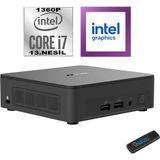 Asus NUC13 Pro Slim Kit Intel Core I7 1360P 32GB 1tb SSD Freedos Wifi/bluetooth/thunderbolt Mini Bilgisayar RNUC13ANKI700002IF08 + Zetta Flash Bellek - Yok (Free Dos)