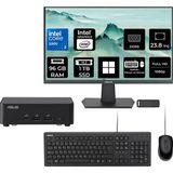 Asus NUC14 Pro Slim Kit Intel Core 3-100U 96GB Ram 1tb SSD 23.8" Full Hd Monitör WIN11 Home RNUC14RVKI300002IP593 Mini Masaüstü Bilgisayar + Per4 USB Bellek - Windows 11 Home