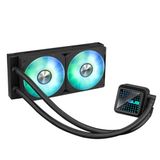ASUS PRIME LC 240 ARGB SIVI SOĞUTUCU ÖZEL TASARLANMIŞ CPU TEMAS ALANI VE KANATÇIKLI KANALLARA SAHİP SONSUZ AYNA LENS SEÇENEKLERİ OLAN SU BLOĞU, ÖNCEDEN MONTE EDİLMİŞ ARGB FANLAR VE AURA AYDINLATMA