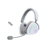 ASUS ROG DELTA II KABLOSUZ OYUN KULAKLIĞI (50MM TİTANYUM SÜRÜCÜLER, ROG SPEEDNOVA, 10MM SÜPER GENİŞ BANT MİKROFON, 153-SAAT PİL ÖMRÜ, DUALFLOW SES, BT, 2.4GHZ, 3.5MM, PC, SWITCH, PS4, PS5, XBOX UYUMLU