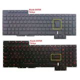 Asus Rog G701VI-XB72K Işıklı V2 Uyumlu Laptop Klavye
