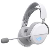 ASUS ROG Pelta White kablosuz RGB oyun kulaklığı (ROG SpeedNova, Bluetooth, 2,4 GHz, USB-C, 50 mm ROG titanyum membran sürücüler, 10 mm süper geniş bantlı Boom mikrofon, 309 g hafif, Aura Sync RGB) |
