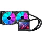 ASUS ROG RYUJIN II 240 V2 ARGB OLED AURA SYNC RGB 2X NOCTUA IPPC 2 PWM 120MM*2 ADRESLENEBİLİR RGB FAN SIVI CPU SOĞUTUCUSU 6 YIL GARANTİ - 240MM - Siyah
