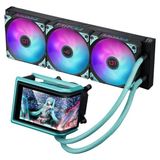 Asus Rog Ryuo Iv 360 Argb Hatsune Miku Edition 360 mm Siyah İşlemci Sıvı Soğutucu RGB Destekli - Çok Renkli