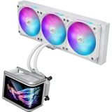 Asus Rog Ryuo Iv Slc 360 mm Beyaz Işlemci Sıvı Soğutucu RGB Aydınlatma ile Sessiz Çalışma Özelliği - Çok Renkli