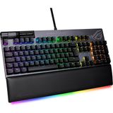 ASUS ROG STRIX FLARE II RED ANIMATE/NX RED/ABS/TR OYUNCU KLAVYESİ DEĞİŞTİRİLEBİLİR ROG NX RED SWITCH LEDLİ EKRAN MEDYA KONTROLLERİ USB VE BİLEK DAYAMA TÜRKÇE