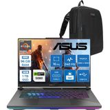 Asus Rog Strix G16 G614PM-S5062 Amd Ryzen 9 8940HX Aı 96GB GB 1tb SSD 8GB/RTX5060 Gddr7 115W 16"/ 2.5k (2560 x 1600, Wqxga) 3ms 240Hz, 500 Nits Freedos Gaming Laptop WS5062F43+ZETTAÇANTA