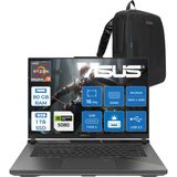 Asus Rog Strix G16 G614PW Amd Ryzen 9 8940HX Aı 80GB Ddr5 1tb SSD 16GB/RTX5080 175W 16-Inch Fhd+ 165Hz 3ms 100%SRGB (1920 x 1200, Wuxga) Freedos Gaming Laptop WRV038F35+ZETTAÇANTA - 1 TB - 80 GB