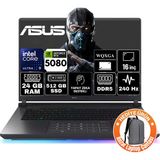 Asus Rog Strix G16 Intel Core Ultra 9 275HX 24GB 512GB SSD RTX5080 16GB 175W Freedos 16" 240Hz Wqxga Taşınabilir Bilgisayar G615LW-S5185-A6 - 512 GB - 24 GB