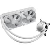 ASUS ROG STRIX LC II 240 V3 ARGB AURA SYNC RGB 120MM*2 ADRESLENEBİLİR RGB FAN CPU SIVI SOĞUTUCUSU BEYAZ 6 YIL GARANTİ - 240MM