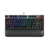 Asus ROG Strix Scope NX TKL Deluxe Cherry MX Red Switch RGB Türkçe Mekanik Oyuncu Klavye siyah