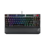 Asus ROG Strix Scope TKL Deluxe Cherry MX Red Switch RGB Türkçe Mekanik Oyuncu Klavye siyah