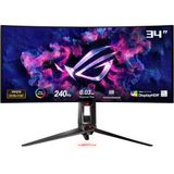 Asus ROG Swift OLED PG34WCDM 34 inç 240Hz 0.03ms 4K Curved Oyuncu Monitörü