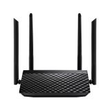 ASUS RT-AC1200 V2 Router (WiFi 5 AC1200 MIMO, 4 x Fast Ethernet LAN, uygulama kontrolü, DFS, IPv6)