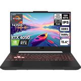 Asus Tuf A15 Ryzen 7-7435HS 16-GB DDR5 1 TB SSD RTX4050 (6GB-140W) 144 Hz Windows 11 Hom Taşınabilir Bilgisayar 15.6" Fhd FA507NUR-LP035HMF42