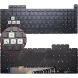Asus Tuf Dash F15 Fx517zm-Hn073 Notebook Klavye Tr Işıklı Rgb