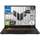 Asus Tuf F16 Gaming I7 14650HX 8-Gbddr5 256 GB SSD Nvıdıa Geforce Rtx 5050 8gb (115W) 16'' FHD+(1920 x 1200 Wuxga) 165Hz IPS Freedos Taşınabilir Bilgisayar FX608JHRAT1 - 8 GB