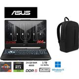 Asus tuf Gaming A15 FA506NCG-HN206 Amd Ryzen 7 7445HS 24GB 1tb SSD Rtx 3050 4gb W11 Pro 15.6"duddi Çanta - 1 TB - 24 GB